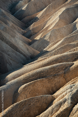Morning light at Zabriskie Point, in Death Valley National Park photo