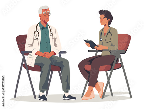 Comforting Words and Attentive Ears: A Doctor's Compassionate Care for an Elderly Patient