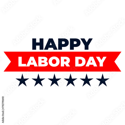 Happy Labour Day. 1st May. International labor day concept. Happy Labor Day banner. Design template. Number 1 as labor day is celebrated on 1st of may. Vector illustration. © Imagevibe