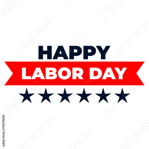 Happy Labour Day. 1st May. International labor day concept. Happy Labor Day banner. Design template. Number 1 as labor day is celebrated on 1st of may. Vector illustration.