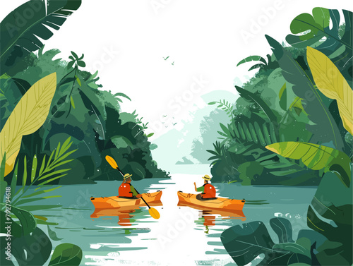 Kayaking Serendipity: A Tranquil Exploration Amidst Nature's Symphony