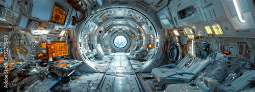 Sci-Fi Spaceship Interior: Unreal Engine Game Concept Art
