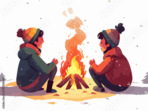 Animated Night Campfire Tales: Storytime Under the Stars