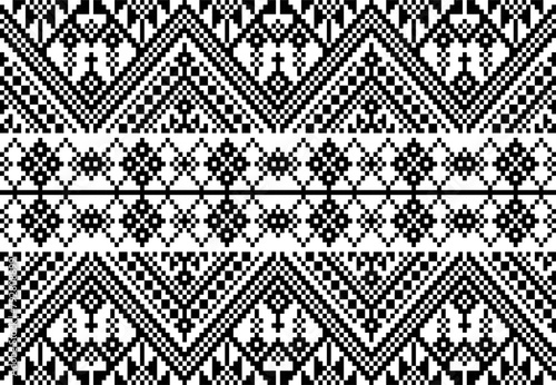 Fabric Pixel art ,Abstract ethnic geometric pattern design for background or Wallpaper ,fabric wallpaper, fabric pattern,seamless pattern ,ethnic pattern ,ethnicdesign ,fashion design , photo