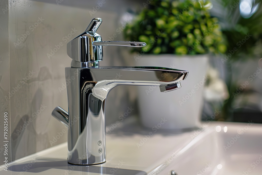 A faucet equipped with a water-saving aerator stands as a symbol of the simple - effective steps we can take towards reducing water usage A faucet equipped with a water-saving aerator stands as a symbol of the simple - effective steps we can take towards reducing water usage