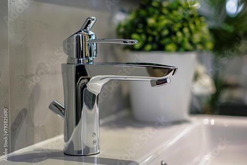 A faucet equipped with a water-saving aerator stands as a symbol of the simple - effective steps we can take towards reducing water usage