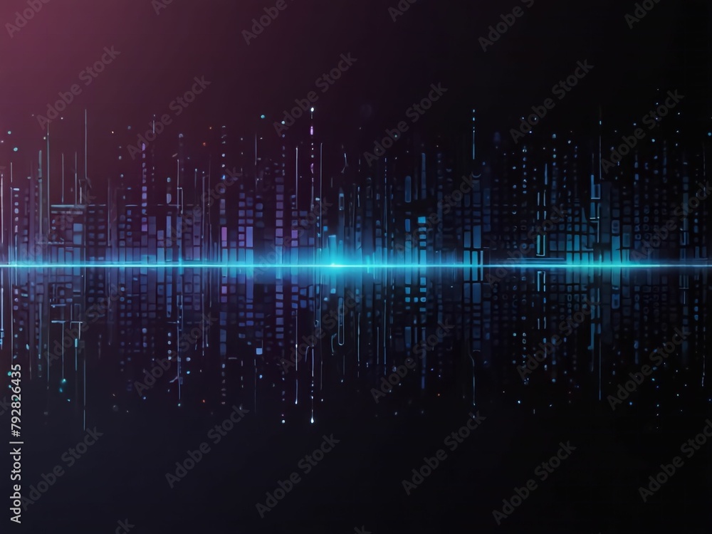 Digital background for tech, AI, data, audio, graphics, and more Digital background for tech, AI, data, audio, graphics, and more