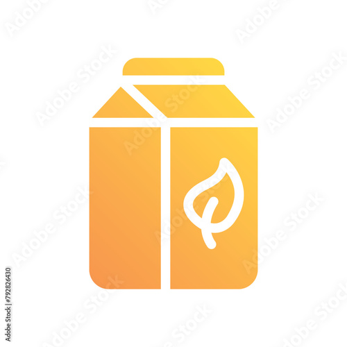 Organic Dairy vector icon