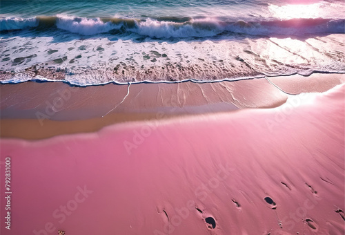 pink beach