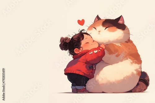고양이와 꼬마 소녀