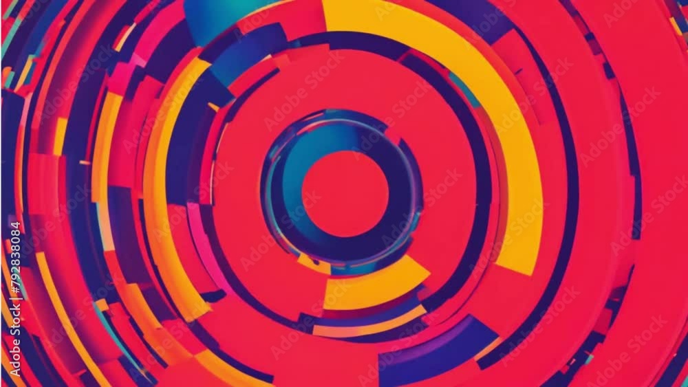 Vibrant Pop Art Inspired Animated Background Vibrant Pop Art Inspired Animated Background