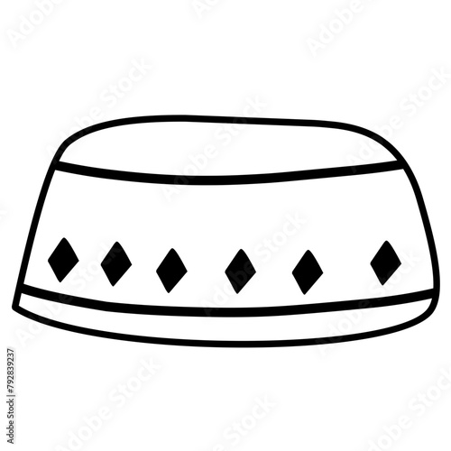 muslim cap icon