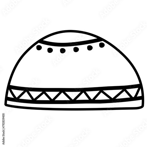 muslim cap icon