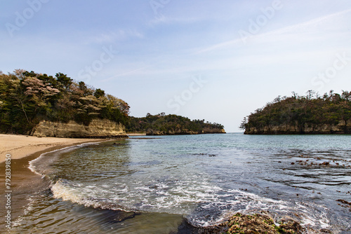 奥松島の春奥松島の春の風景の風景