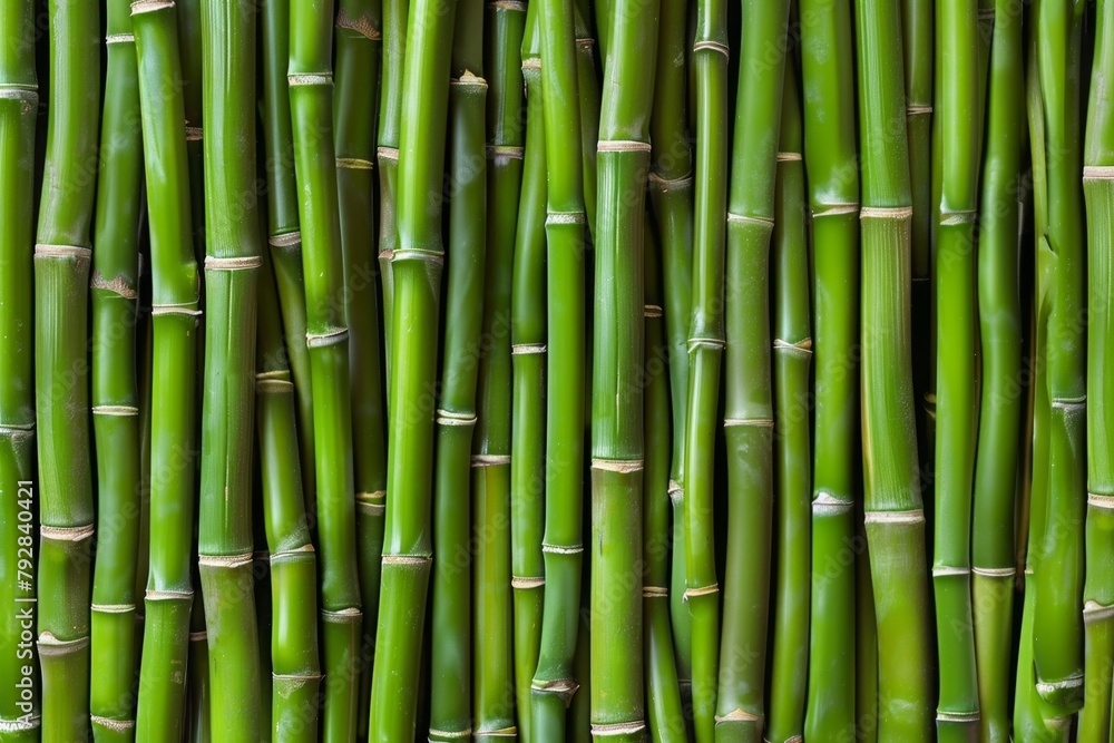 Green bamboo background, with space for text Green bamboo background, with space for text