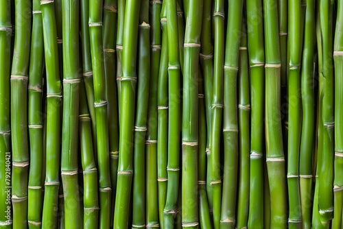 Green bamboo background  with space for text