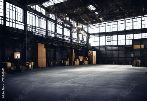 'warehouse industrial large building exterior dock ramp entry gate delivering facility business new export shipping load trailer storehouse parking dropped commercial entrance enter distribution'