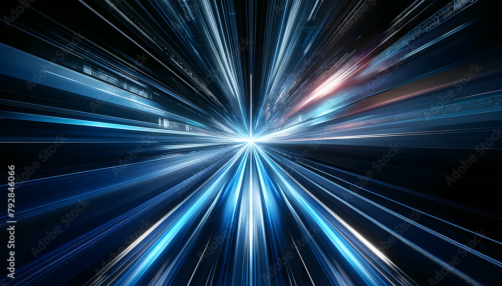 A theme of digital acceleration and data flow, with vibrant blue light trails and neon accents. A theme of digital acceleration and data flow, with vibrant blue light trails and neon accents.