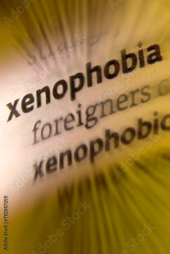 Zenophobia - Hatred of foreigners