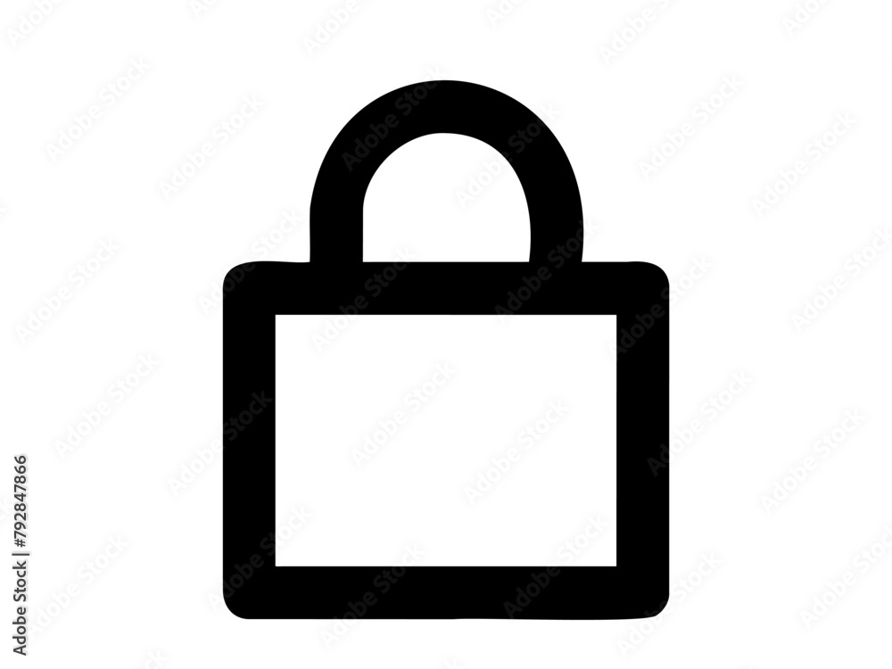 Black tote bag icon. Simple shopping bag illustration. Minimalist design. Logo, pictogram, sign, print. Graphic design template. Isolated on white backdrop Black tote bag icon. Simple shopping bag illustration. Minimalist design. Logo, pictogram, sign, print. Graphic design template. Isolated on white backdrop