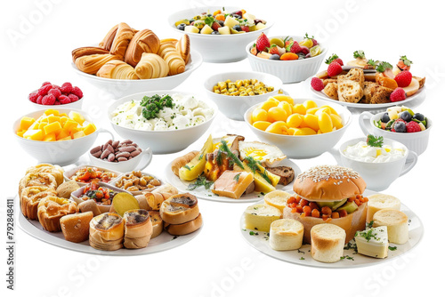 Hotel Breakfast Buffet for a Fulfilling Meal On Transparent Background