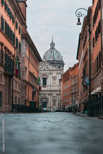 Old roman architecture, Rome, Italy