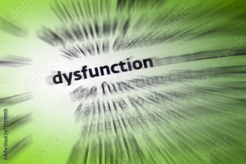Tableau sur toile Dysfunction - A dysfunctional family is a family in which conflict, misbehavior, and often child neglect or abuse on the part of individual parents occur continuously and regularly