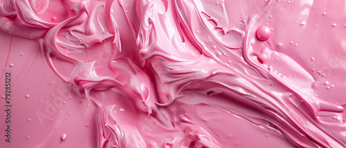 a pink color banner background