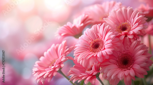 Pink Flowers in a Vase