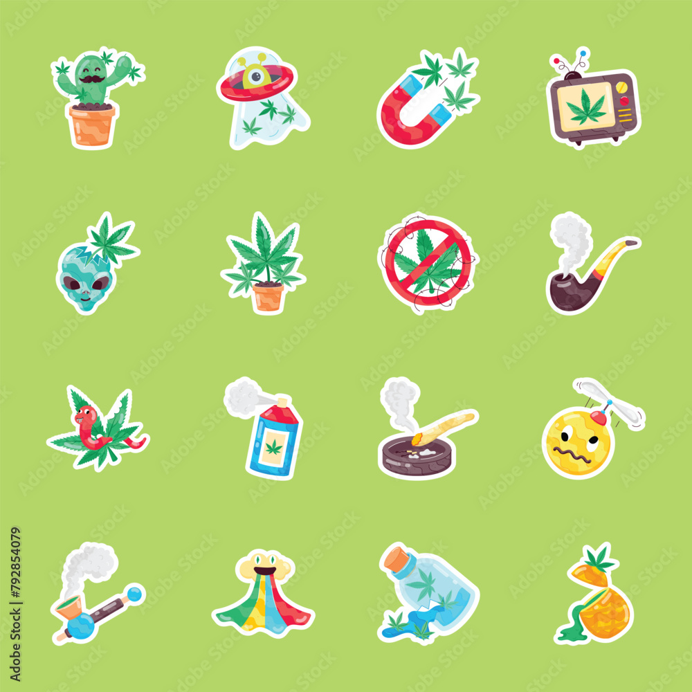 Handy Pack of Weed Culture Flat Stickers
Handy Pack of Weed Culture Flat Stickers