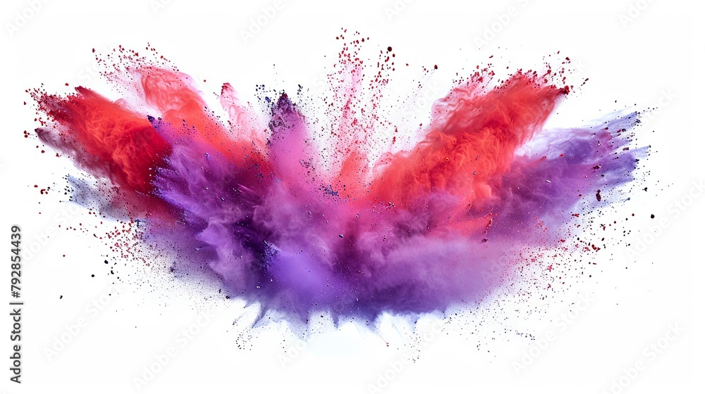 Spectrum Explosion: Colorful Holi Powder Dance Spectrum Explosion: Colorful Holi Powder Dance