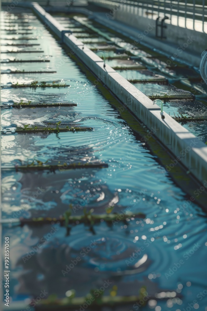 Sustainable Water Treatment Plant | Eco-Friendly Water Facility PoweredRenewable Energy Sustainable Water Treatment Plant | Eco-Friendly Water Facility PoweredRenewable Energy