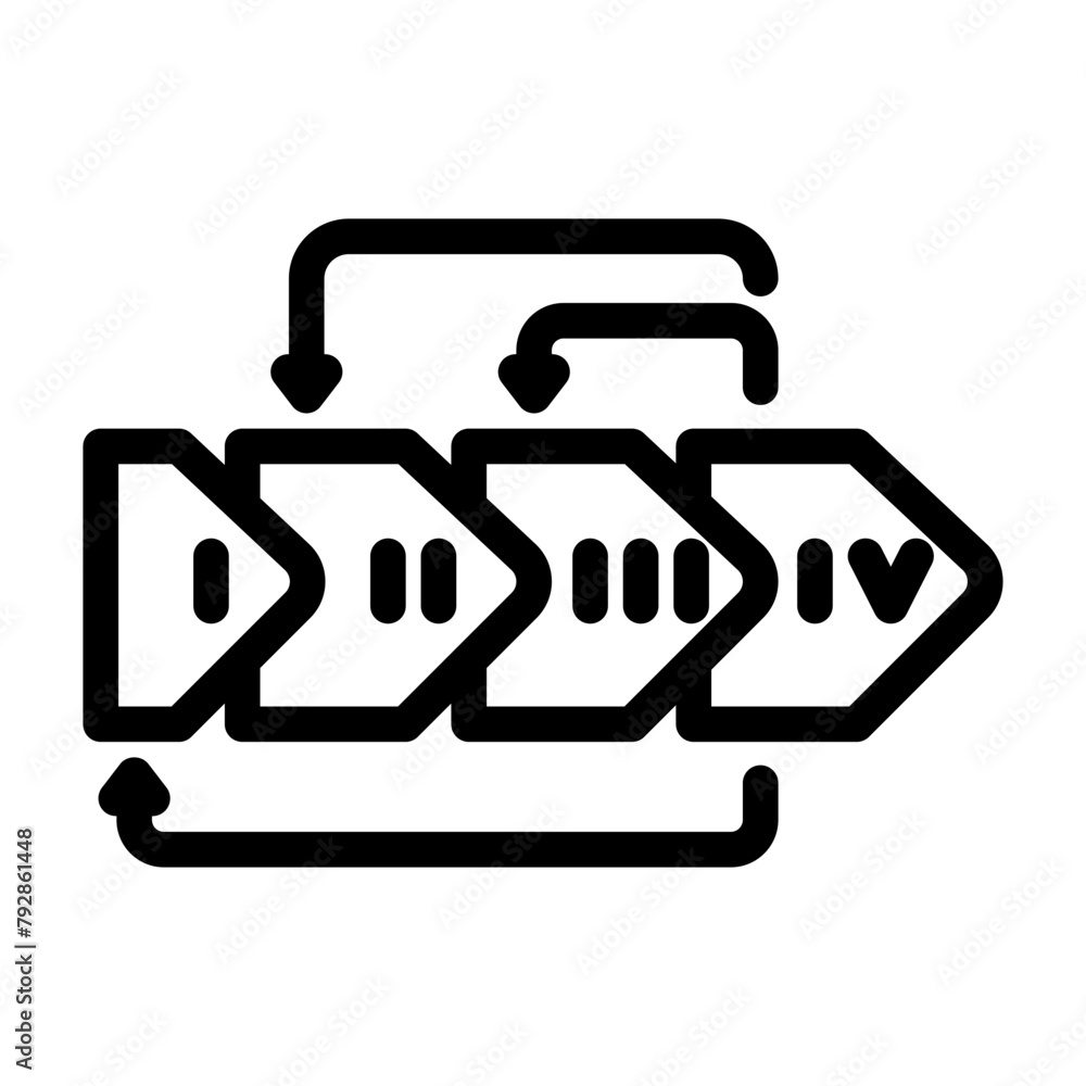 user centered design ucd line icon vector. user centered design ucd sign. isolated contour symbol black illustration user centered design ucd line icon vector. user centered design ucd sign. isolated contour symbol black illustration