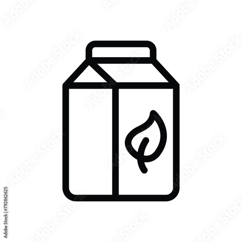 Organic Dairy vector icon