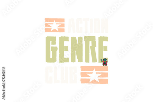 Action Genre Club (SVG 10800x7200)