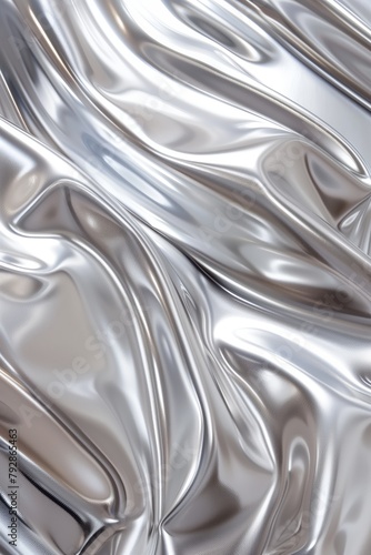 Flowing liquid metal effect background
