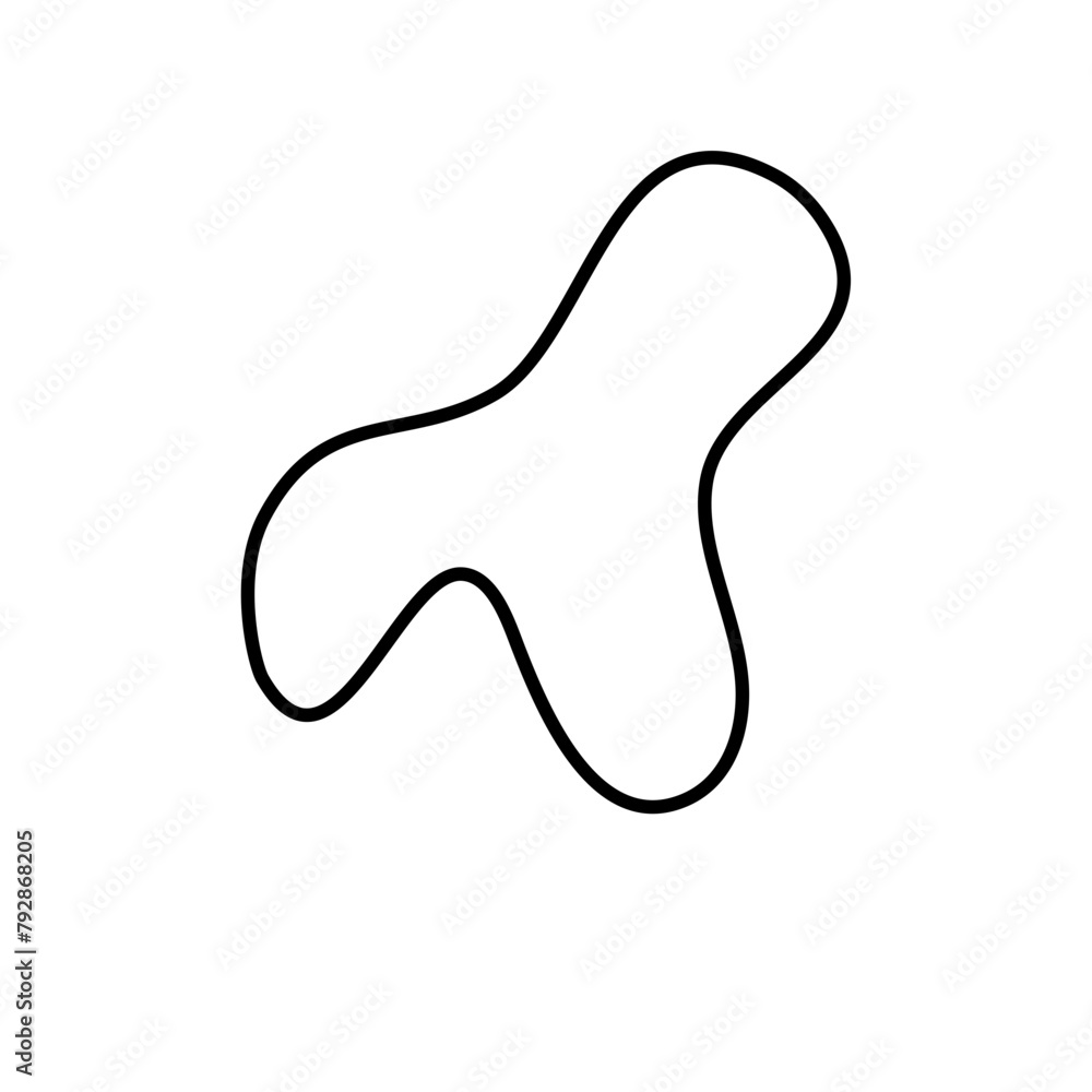 Irregular Organic Freeform Shapes Outline Irregular Organic Freeform Shapes Outline