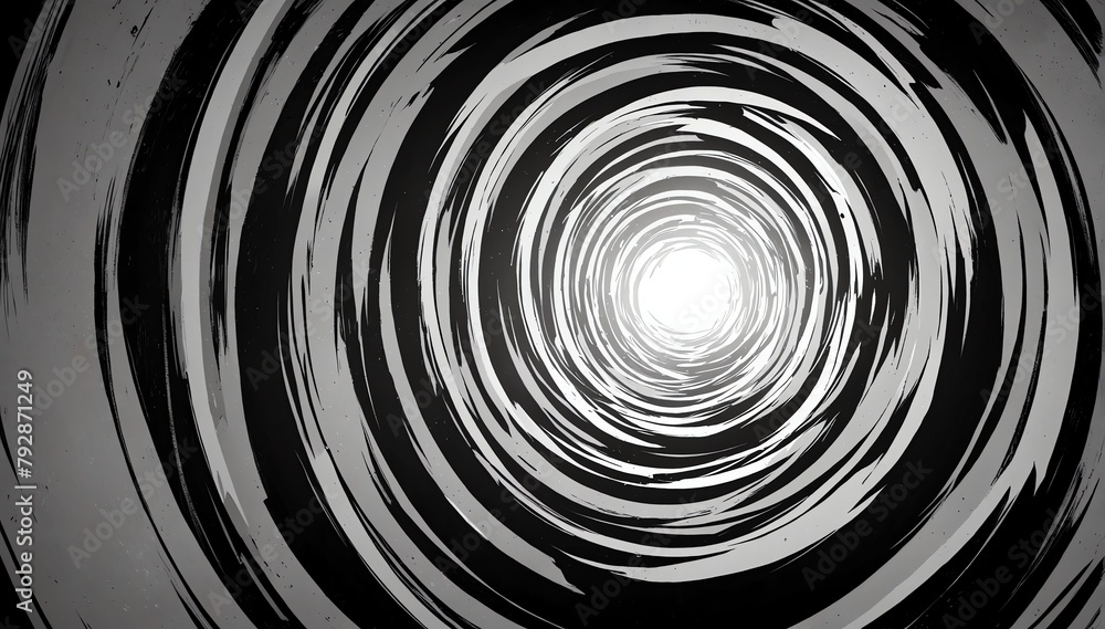 abstract gray theme spiral retro pop art anime cartoon style background from Generative AI abstract gray theme spiral retro pop art anime cartoon style background from Generative AI