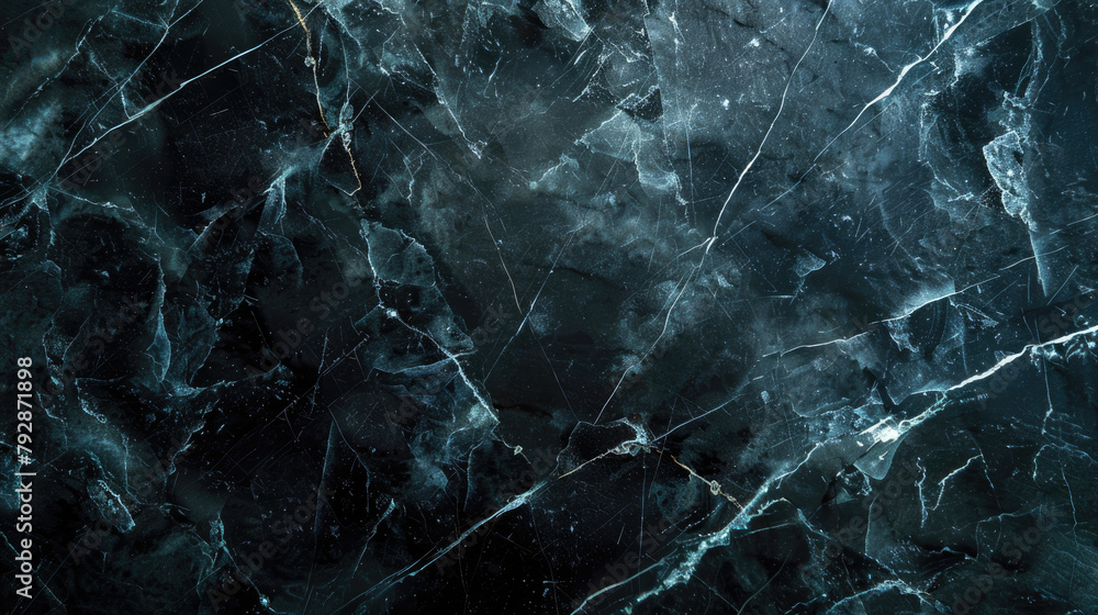 Luxurious Black Marble Background with Striking Veins Luxurious Black Marble Background with Striking Veins