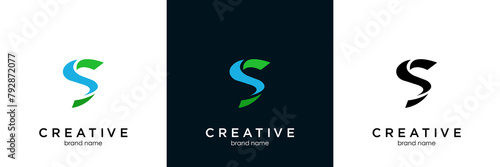 Letter S logo icon design template elements