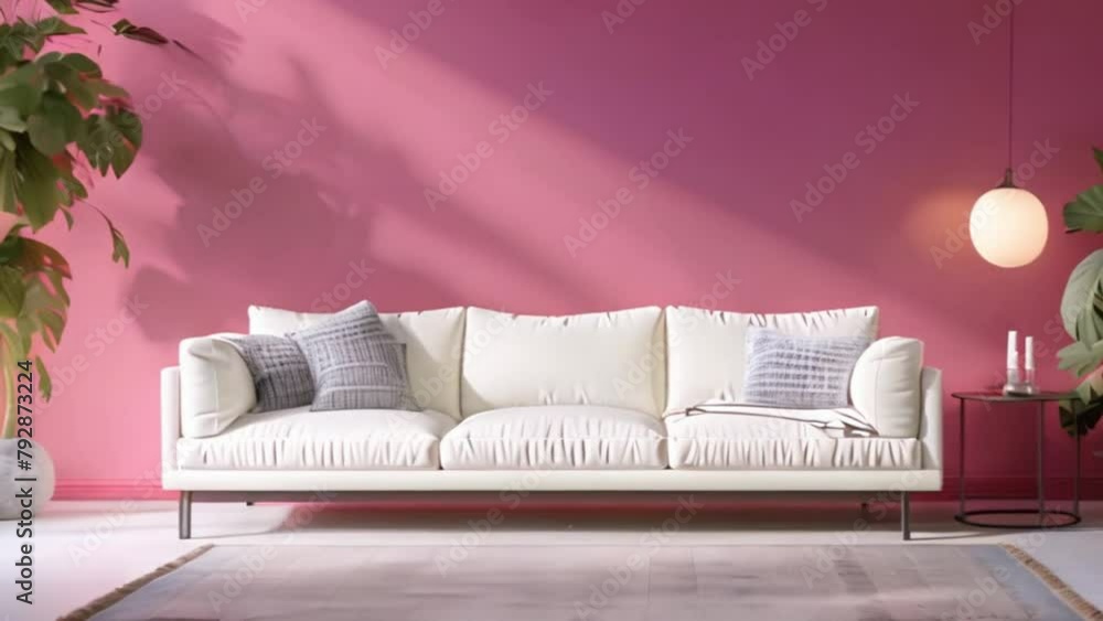 video living room with white sofa video living room with white sofa