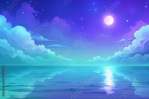 blue sky and sea