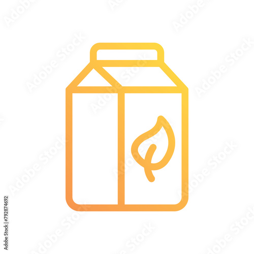 Organic Dairy vector icon