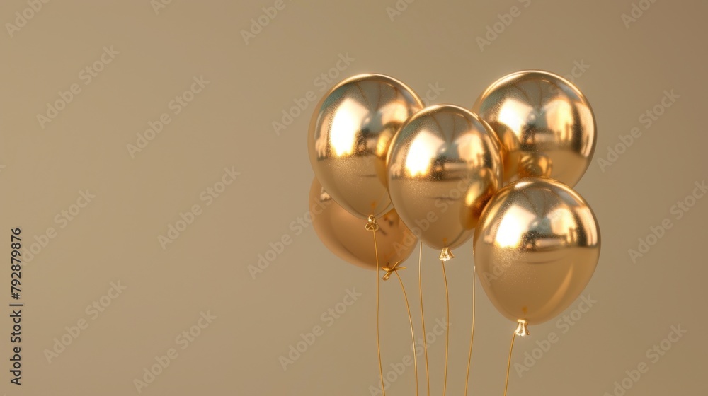An animation of a golden foil balloon wishing you a happy new year An animation of a golden foil balloon wishing you a happy new year