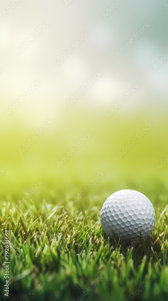Golf ball with sport background design Golf ball with sport background design
