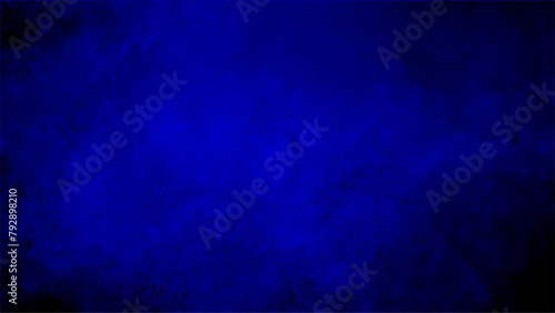 Dark blue grunge texture abstract background. Dark blue stone grunge concrete cement wall floor texture.  Rough grainy concrete wall surface texture. Deep blue concrete backdrop.