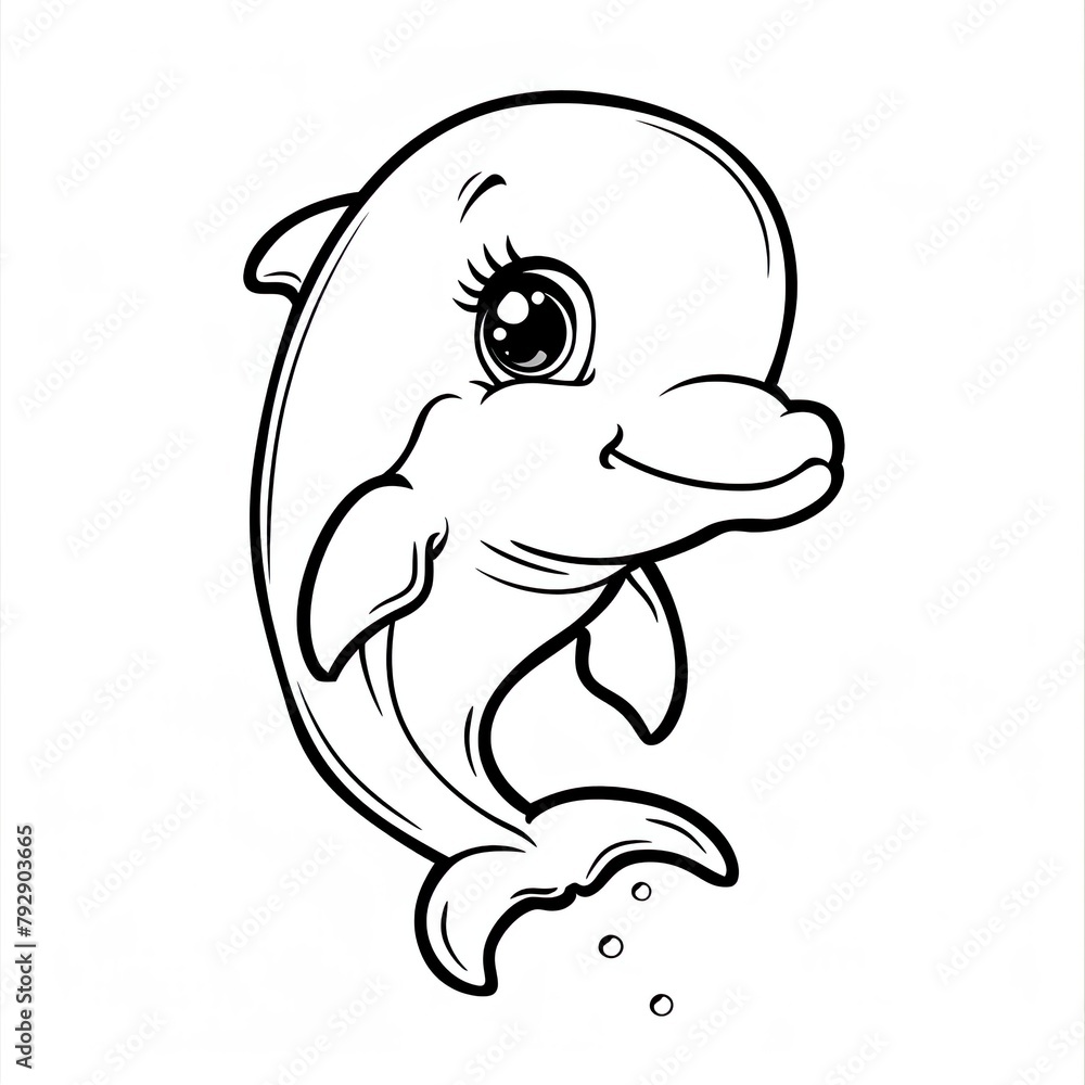 Obraz premium delfin cartoon 