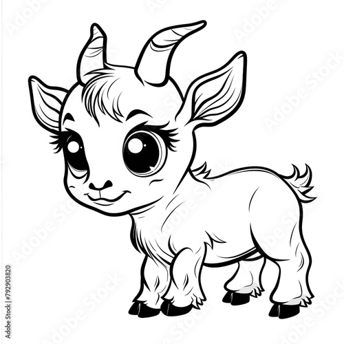 Cartoon Goat 
