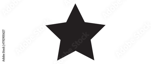 star vector logo. alone star.