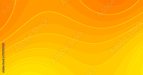 Yellow orange dynamic creative background. Abstract geometric modern illustration. Business organic shapes. Layout cover. Gradient fluid template. Sunny trendy banner. Halftone dots design. Hot sale